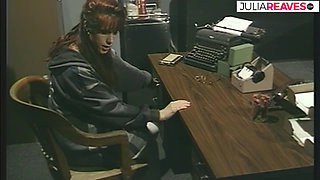 Lesbo lovers kiss each other on top of the table