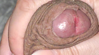 Step mom hand help step son dick with low erection