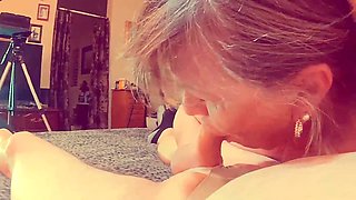 POV of grandma Blue, The Carmen Angel, giving you an unforgettable blowjob