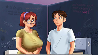 Summertime Saga Reworked - 5 in the College Toilets by Misskitty2k