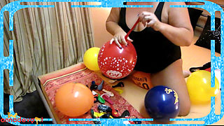 Fetish - Blow up balloons just for YOU