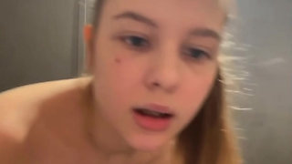 Female ejaculation and orgasm in water in public