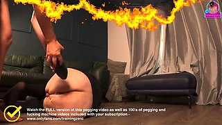 Training Zero's Anal Pegging Marathon: Testing Her Huge New Toys in Hardcore BDSM Slave Play - Real Homemade MILF Action!
