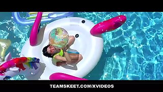 Exxxtrasmall - tiny girl riley jean wants real Big Dick instead of sex toy