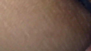 Ass in Pantyhose Being Rubbed with It