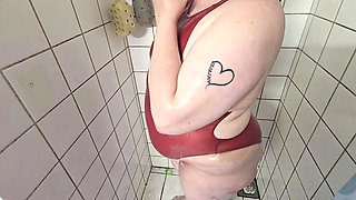 shower swimsuit
