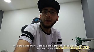 I have a friend helping me clean my office... But she wants to charge me with sex and starts seducing me!