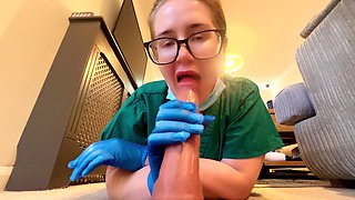 Nurse Drains Your Cock After Too Many Boner Pills