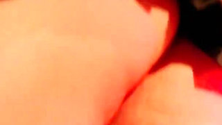 My Cute Girlfriend Sends Me a POV of Her Nice Natural Breasts and Big Thighs