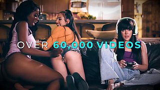 GIRLSWAY - Horny Couple Bella Rolland  Alexis Tae Have Swingers Foursome Night - PART 12