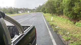 Stranded Emo Babe Gets the Ride of Her Life and Filled with His Cum