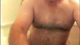Grandpa jim stroke on webcam