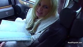 Hot Lesbian MILFs Angie George & Anabel Moon Fuck in a Van - UK Roadtrip Action