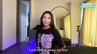 I met this skinny 18yo Latina on a dating app and fucked her hard