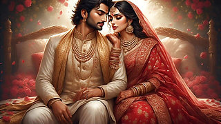 indian Couple gets Horny Watching Porn Together and rough sex in hindi audio