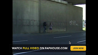 Amateur MILF Fucked in Construction Site and Cum on Big Tits by Huge Cock