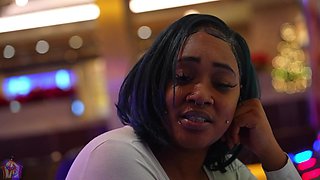 Ebony BBW Tori Fucks For Gambling Money