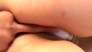 Fisted asian babe moans