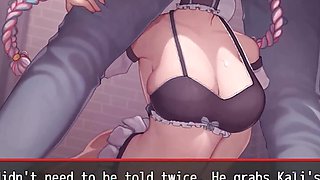 Harem In Another World HAREM Hentai Game Ep.10 nun FIRST BLOWJOB and facial !