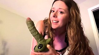 Reading Erotica While Being Fucked By A Monster Cock!