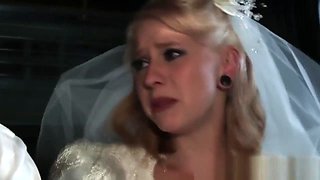 Tattooed bride anal fucks
