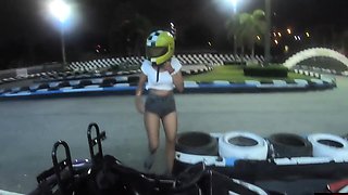 Homemade porn video after go karting