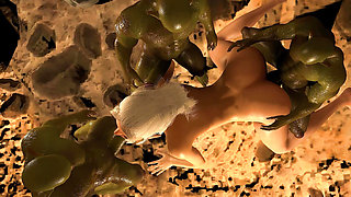 Goblins Have Gangbang Orgy With A Hot Blonde Elf