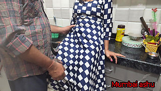 indian desi husband wife hardcore sex in kitchen