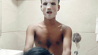 Desi Hot Big Boobs Bhabhi Fuck in Hotel Bathroom