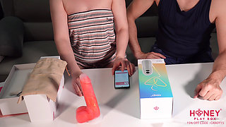 Surprise Fuck With My Stepsister While She uses A Vibrator On Me With HoneyPlayBox