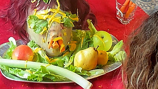 Humiliating the Slave at the Dining Table - Slave’s Head on a Platter (221)