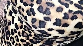 Glamour babe with big boobs masturbates in lingerie