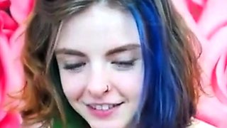 Emo 18-Year-Old With Tattoos Masturbates on Webcam