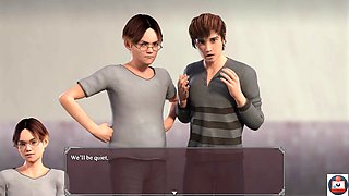 New reporter, three dimensional, visual novel