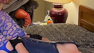 Granny Masturbation & Missionary Fuck to a Creampie