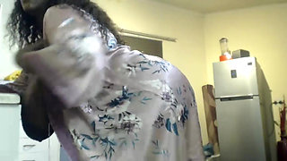 Ebony MILF Moaning Fetish and Vibrator Tease