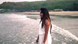bhanu in beach hot photshoot