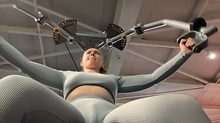 Masturbate in the Gym so Hard