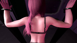 Fucking Fox Ear Girl in Standing Doggie POV