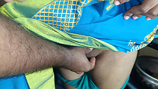 Housewife Maid Hard Fucking in Kitchen