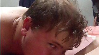 Stacy's Feet Licked & Kissed, Give Footjob & Get Cum on Feet