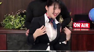 Asian japanese amateur has deep throat