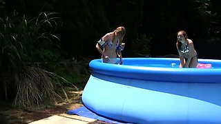 Mandie: Teased in Swim Diaper