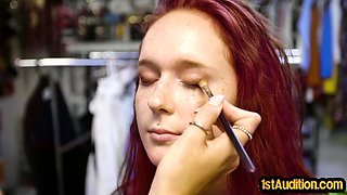 Horny bigass ginger babe pussypounded