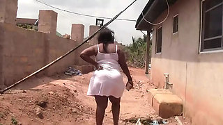 Hardcore Pregnant African Woman Takes It Rough in Missionary and Doggy Style