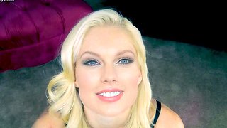 Amateur Blonde Dons Lingerie And Fucks