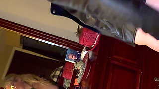 Nympho Queen Wanted a Hard Christmas Fuck, Toy in Ass, Dick in Pussy, Toy on Clit, Multiple Loud Orgasms, Cum on Pussy