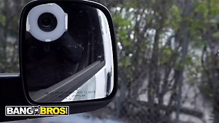 Bangbros - anna cummings boards the fuck bus and gets her asshole spread by a large dick
