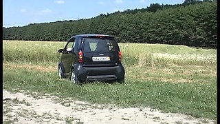 Outdoors with the Car and Then Fucking Like Rabbit