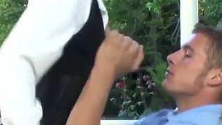 Couple is dominated by a MILF who knows how to get them excited